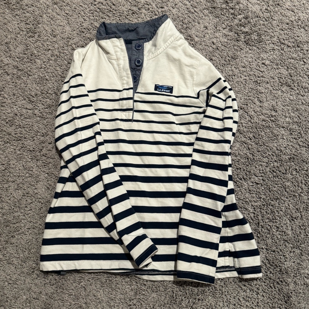 L.L. Bean Striped Henley